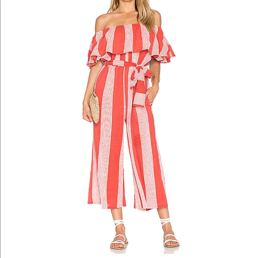 Faithfull the Brand Striped Jumpsuit